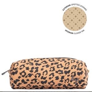 Lug Jib Matte Luxe VL Zip Pouch NWT Spotted Leopard